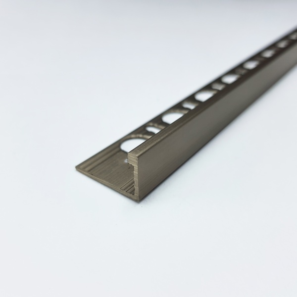 PTAT 08 L-образный профиль PROTERMINAL H= 08 мм, алюминий анодированный, цвет титан, длина 2700 мм
